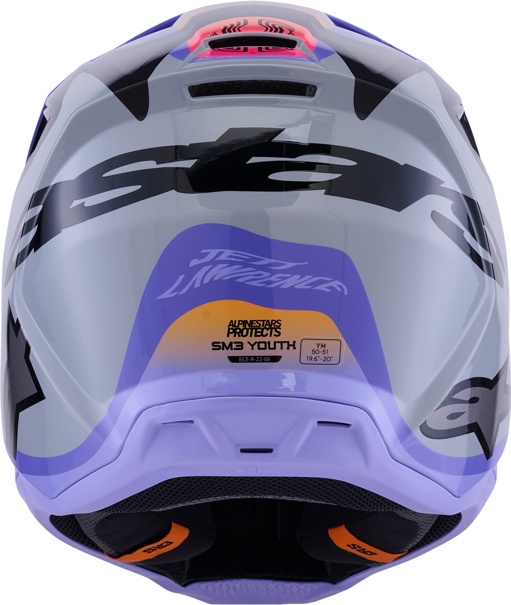Jettson Sm3 Helmet Gry/Purp/Blk Glossy Xs