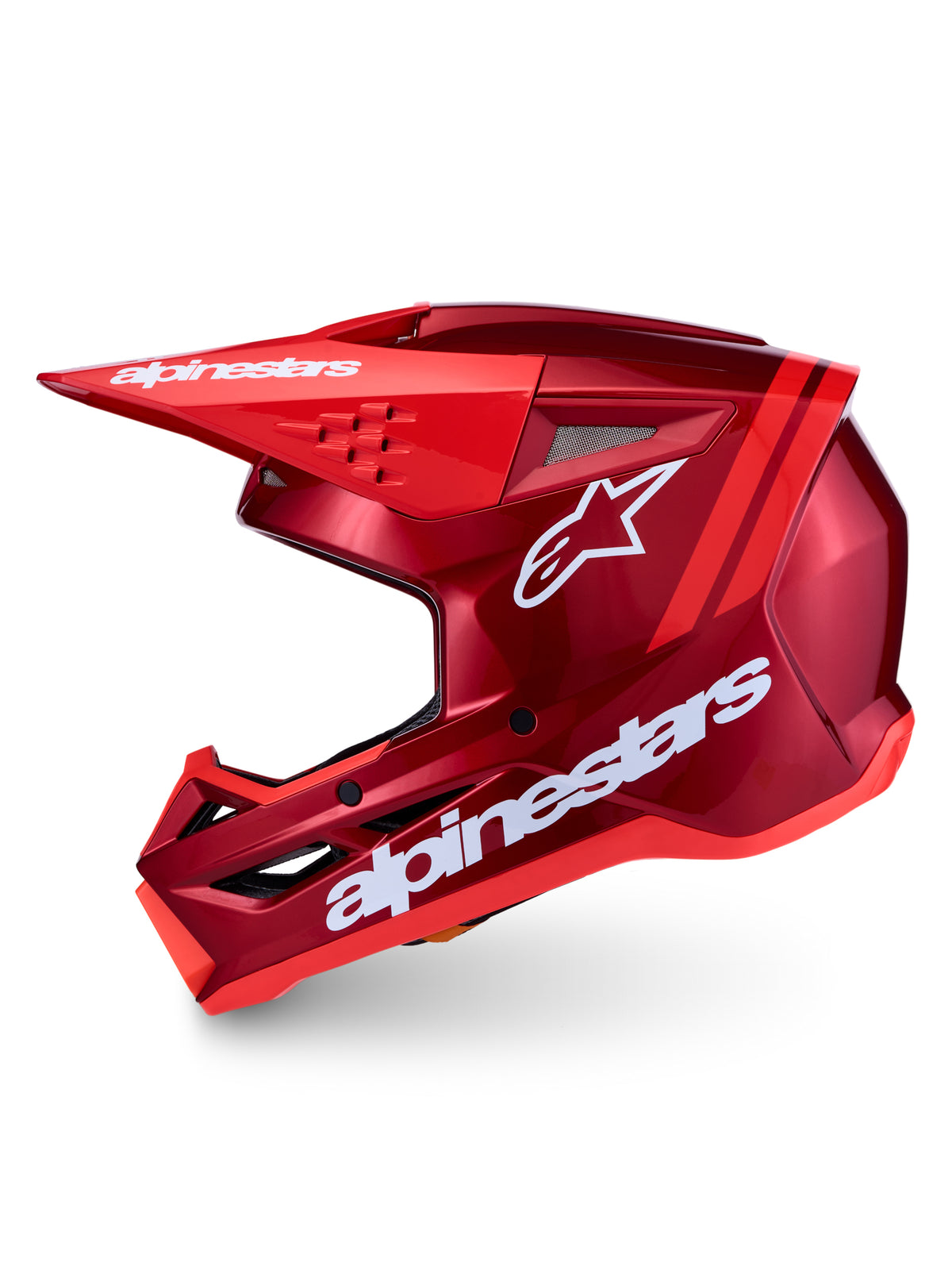 S M3 Radium Helmet Ece06/Dot Red Mot/Red Fl/Wht Gl Xl