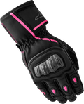Womens S1 Glove Black/Pink Leather Xl