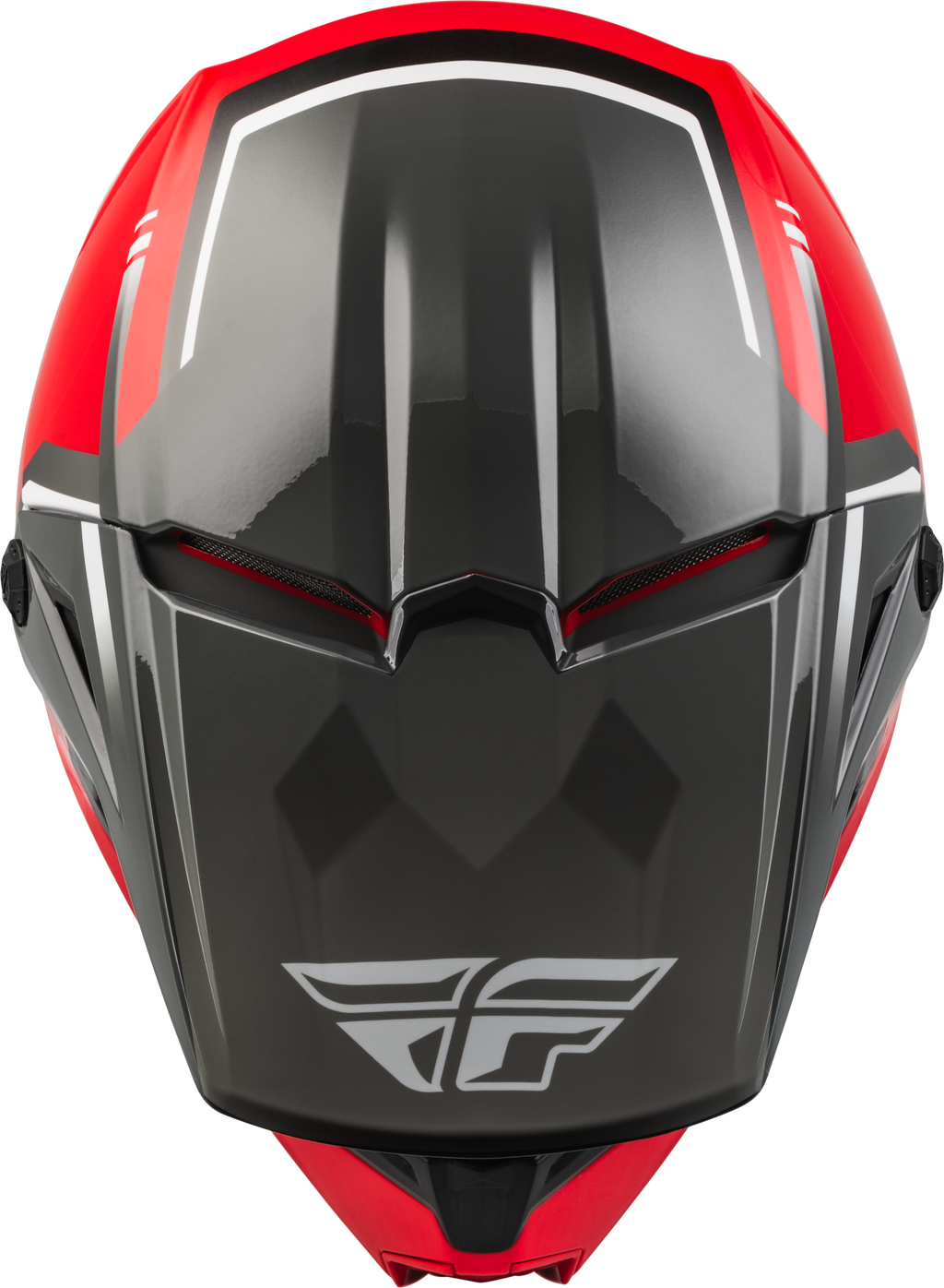 Youth Kinetic Vision Helmet Red/Grey Ym
