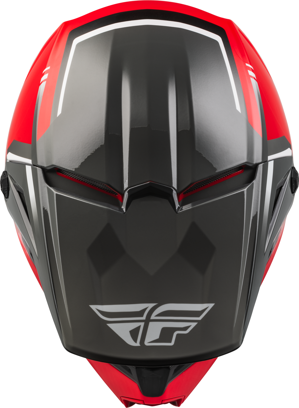 Youth Kinetic Vision Helmet Red/Grey Ym