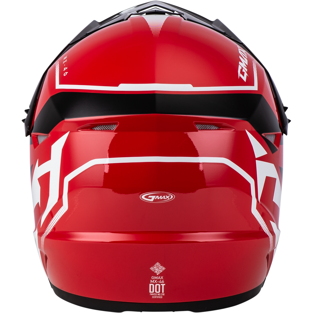 Mx 46 Compound Helmet Red/Black/White Xs