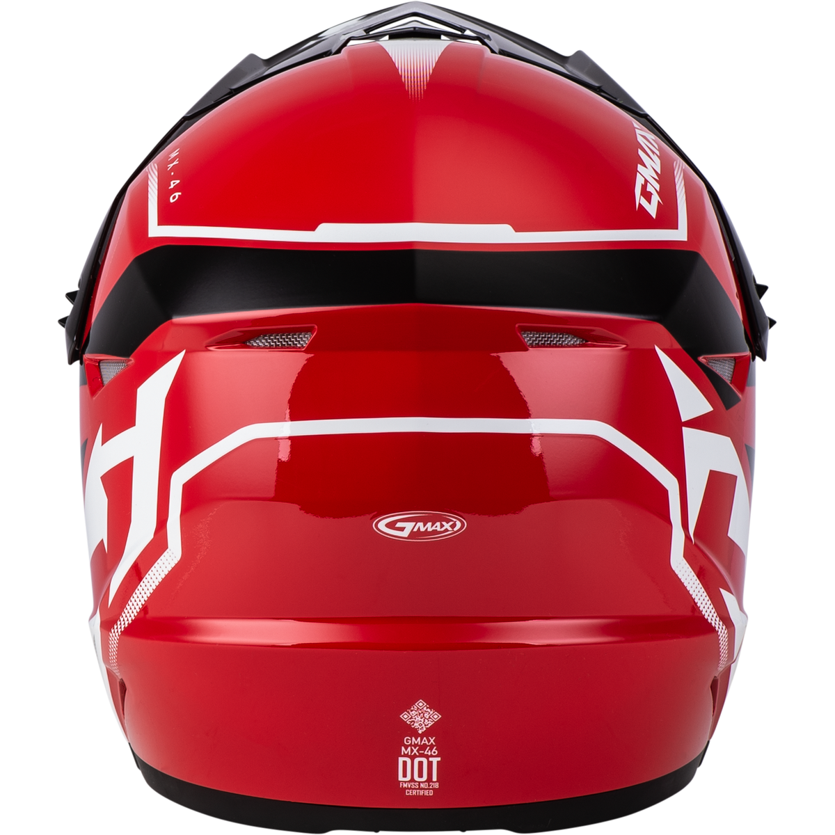 Youth Mx 46y Compound Helmet Red/Black/White Ys