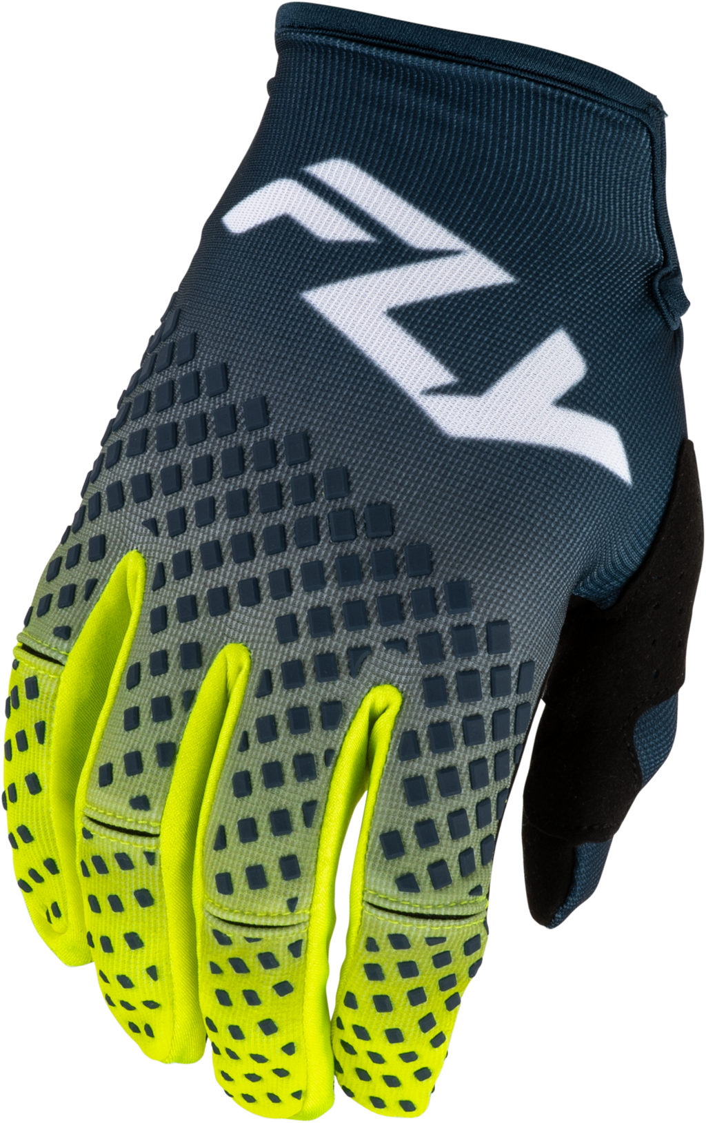 Youth Kinetic Fade Gloves Navy/Hi Vis/White Ys