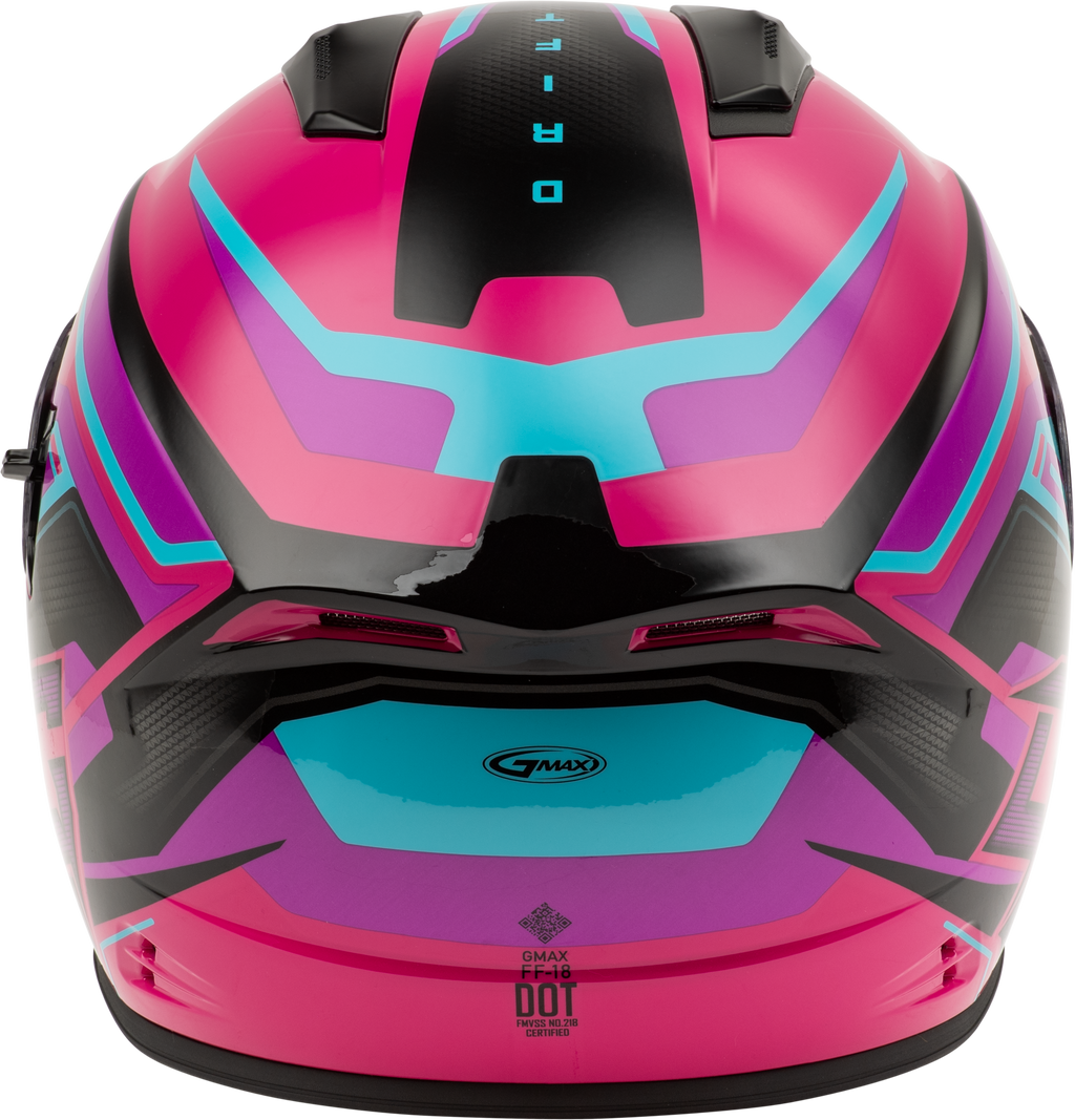 Ff 18 Drift Helmet Pink/Blue/Black Xl