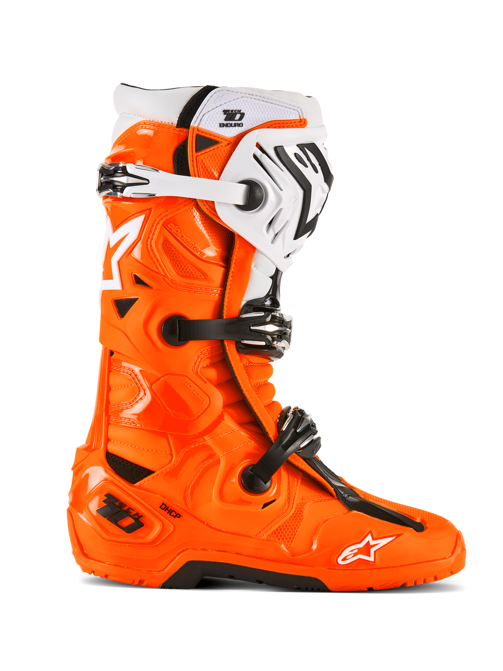 Tech 10 Enduro Boots Orange Fluo/Black/White 11