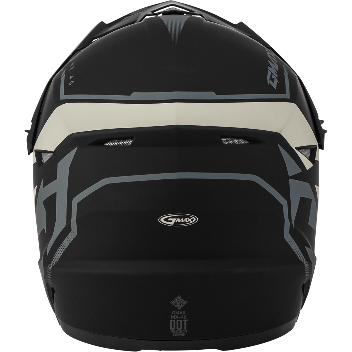 Mx 46 Compound Helmet Matte Black/Grey/White Xs