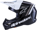 Sm3 Radium Helmet Blk/Wht/Gry Glossy Xl