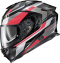 Exo Eclipse Full Face Helmet Lunar Red/White/Black Xl