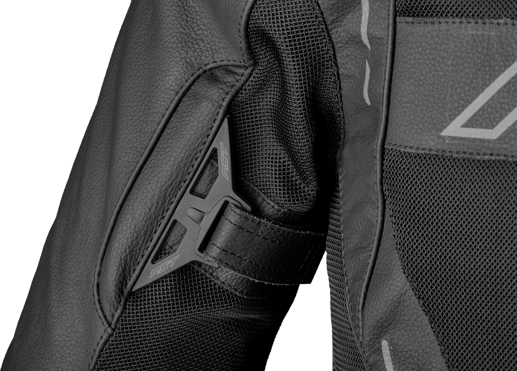 S1 Mesh Ce Jacket Black/Black Leather Sm