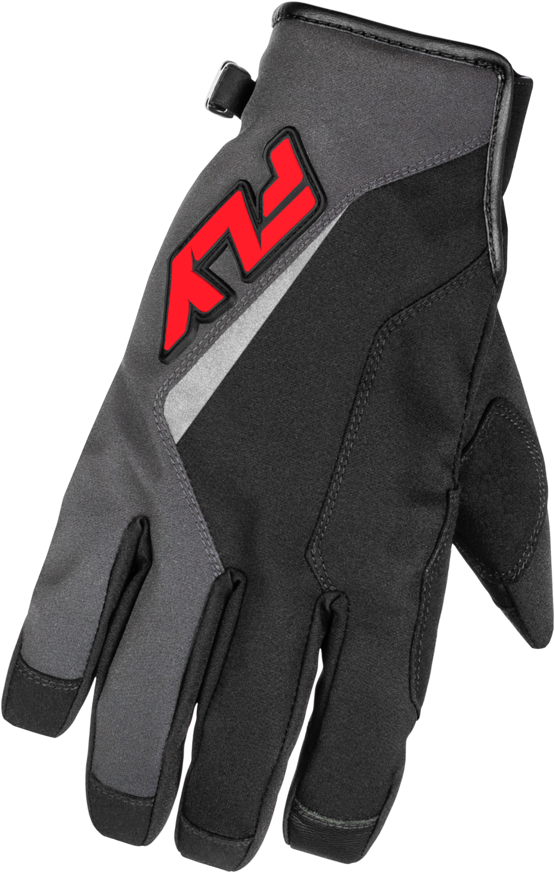 Title Gloves Grey/Black/Red Xs