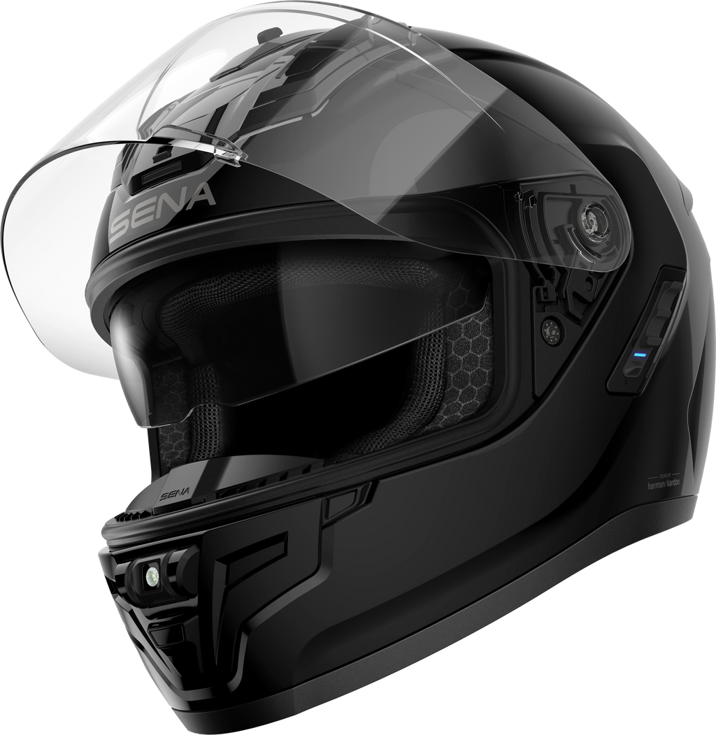 Phantom Ff Mesh Com Helmet Glossy Black Xl