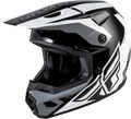 Kinetic Crest Helmet Black/White/Grey Xl