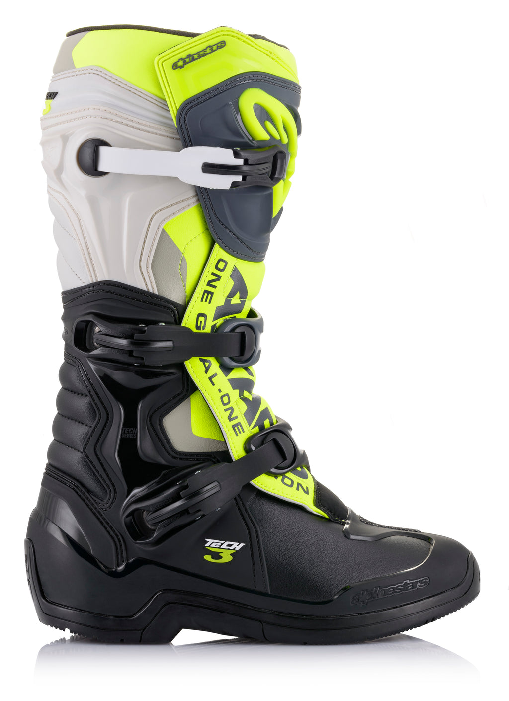 Tech 3 Boots Blk/Cool Grey/Ylw/Fluo Sz 09