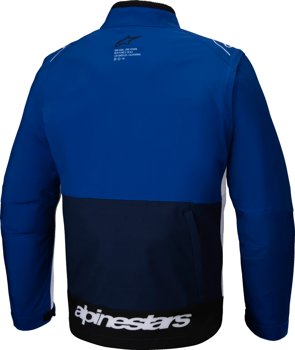Lite Dura Softshell Jacket Navy/Bright Blue/White Md