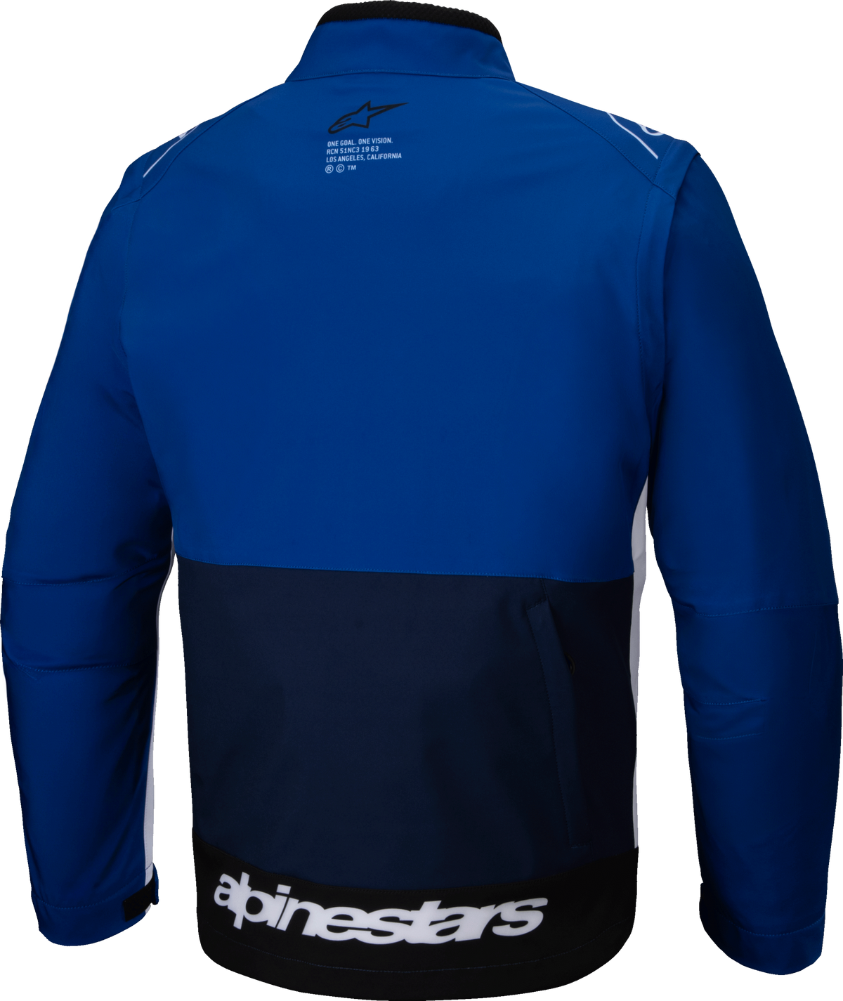 Lite Dura Softshell Jacket Navy/Bright Blue/White Md