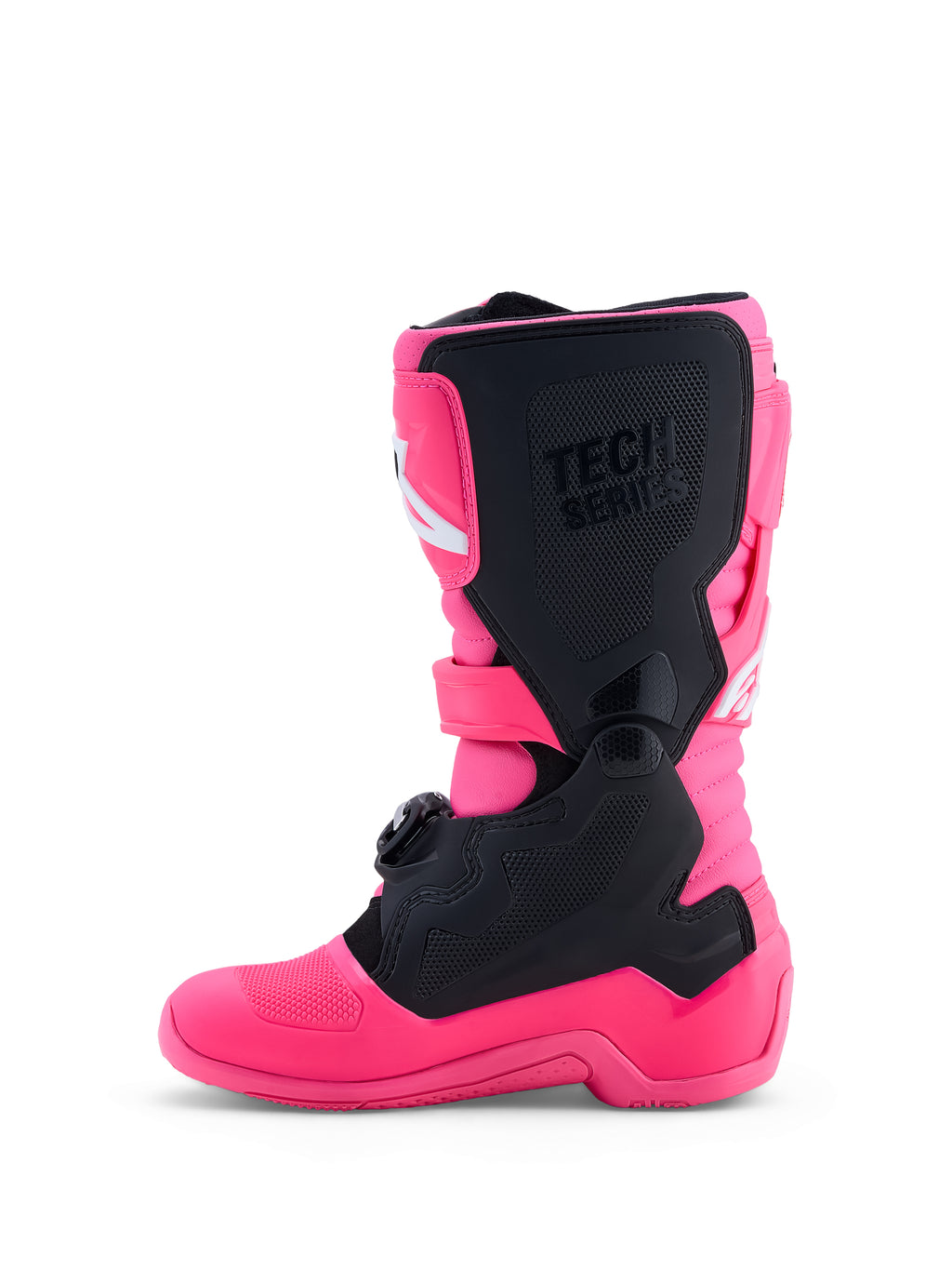 Tech 7s Boots Pink Fluo/Blk/Wht 8