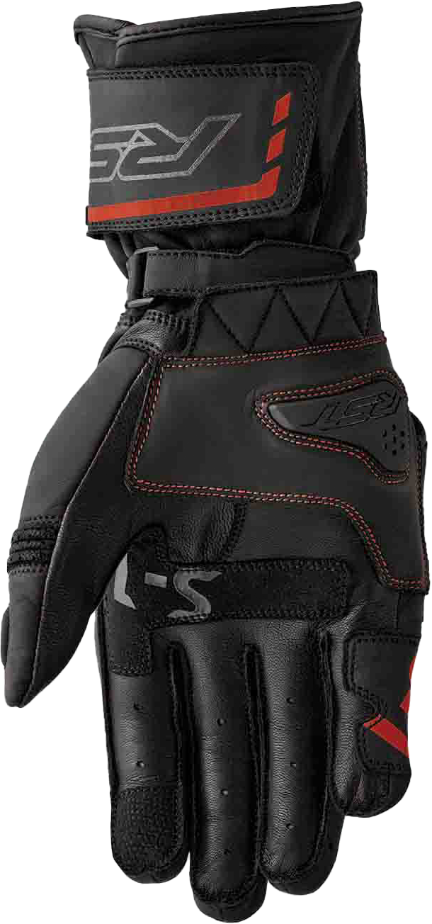 S1 Glove Blk/Red Leather 2xl