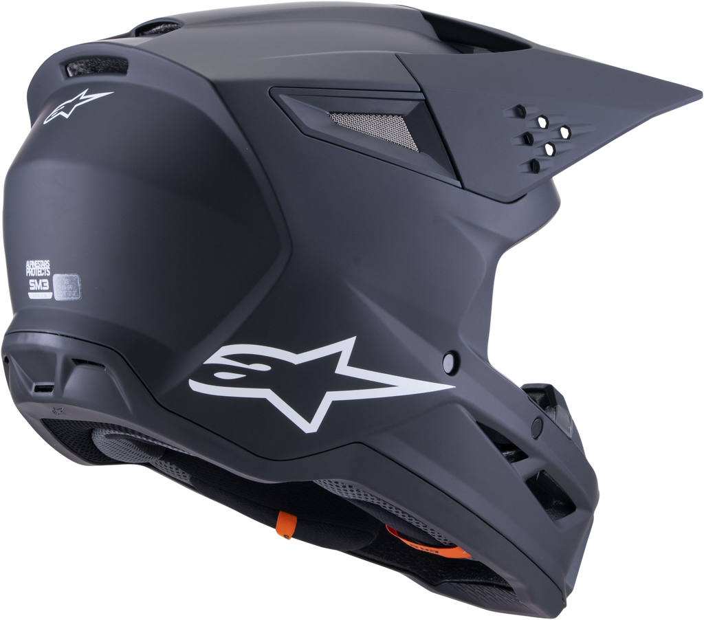 Sm3 Solid Helmet Black Matt Xs