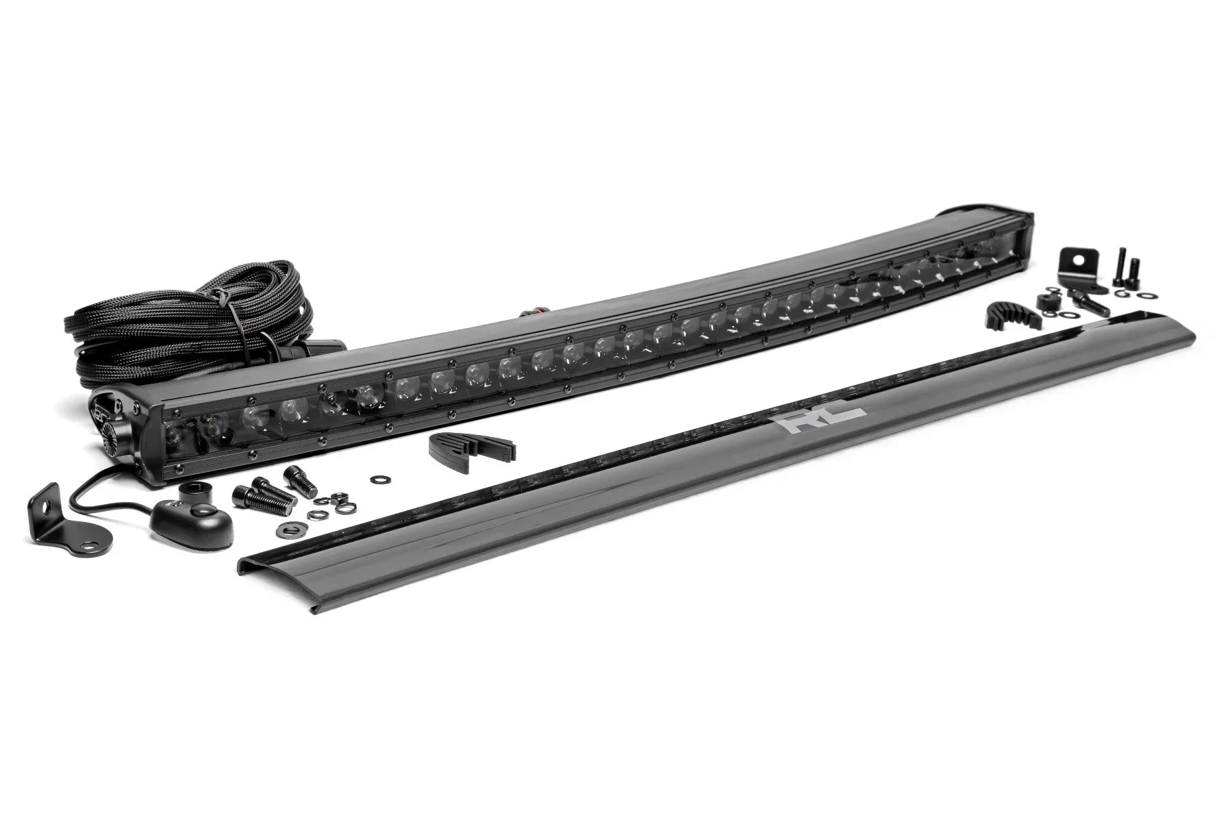 Rough Country 30 Inch Black Series LED Light Bar Curved