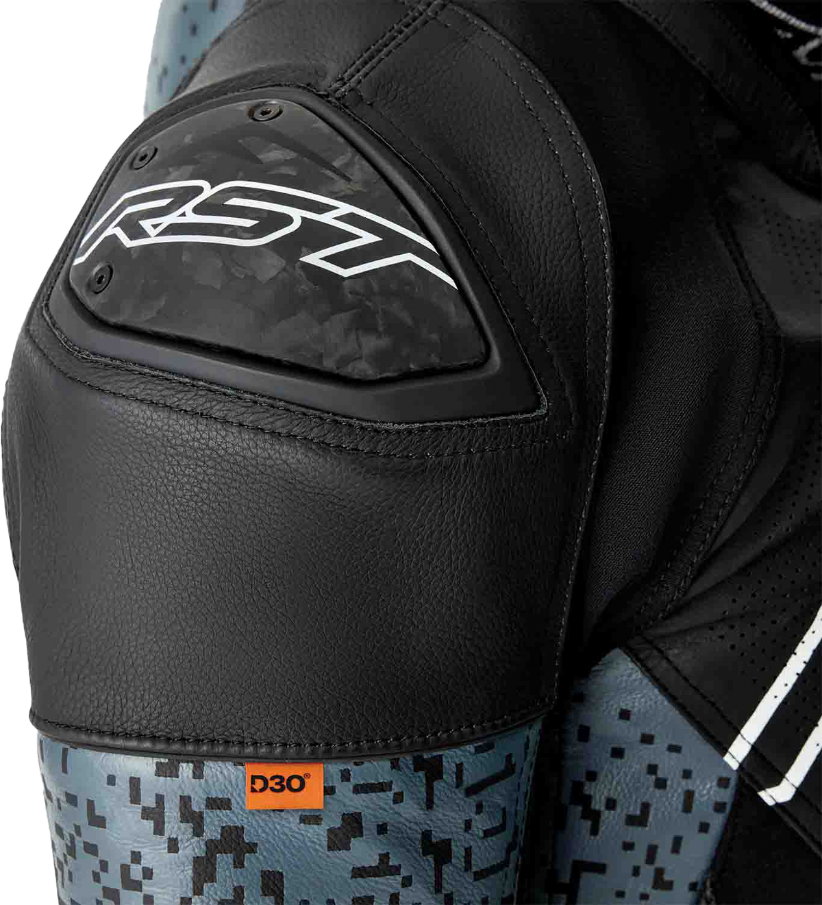 Ps Supersport K D3o Jacket Grey/Black Leather Sm