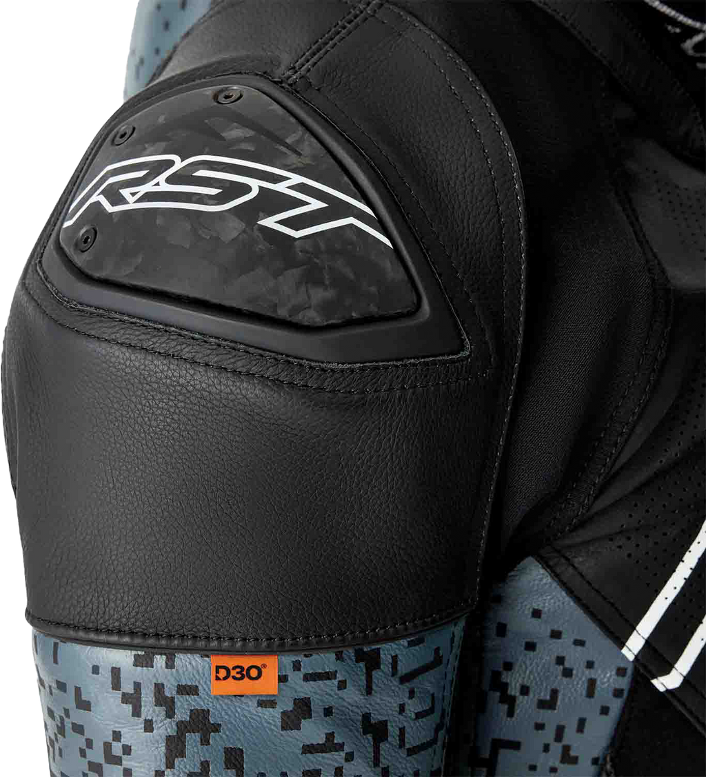 Ps Supersport K D3o Jacket Grey/Black Leather Lg