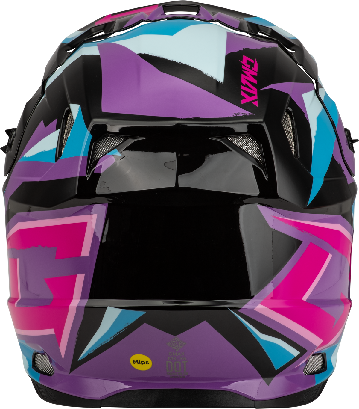 Mx 96 Splinter Helmet Black/Purple/Blue 2x