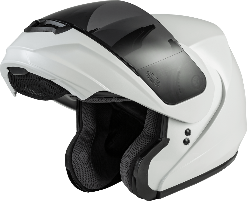 Md 04 Modular Helmet Pearl White 2x