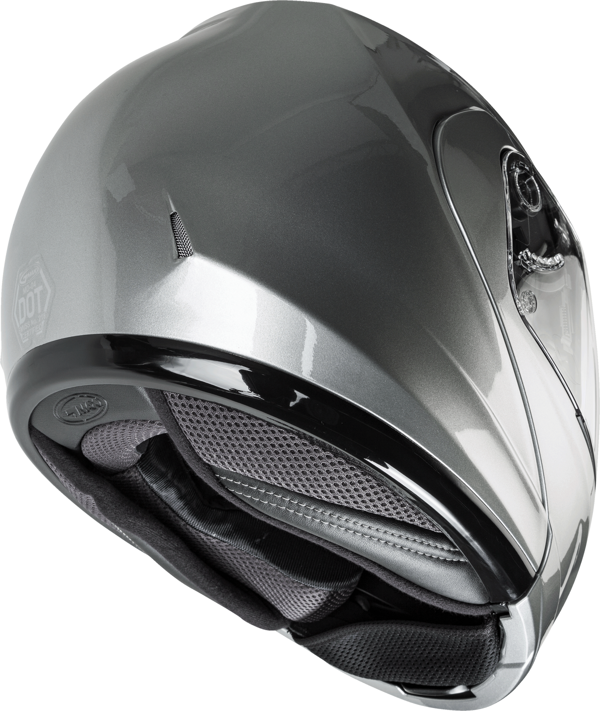 Md 04 Modular Helmet Metallic Silver 2x
