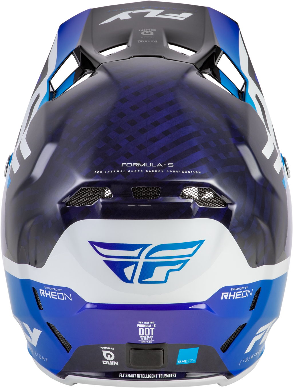 Formula S Carbon Byte Helmet Blue Carbon/Blue/White Xs
