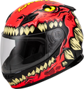Youth Gm 49y Drax Helmet Red Ym
