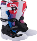 Tech 7s Boots Wht/Blk/Rainbow Sz 8