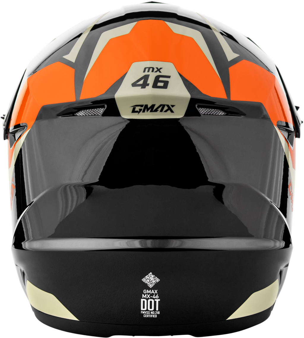 Youth Mx 46y Cyclus Helmet Black/Orange Ym