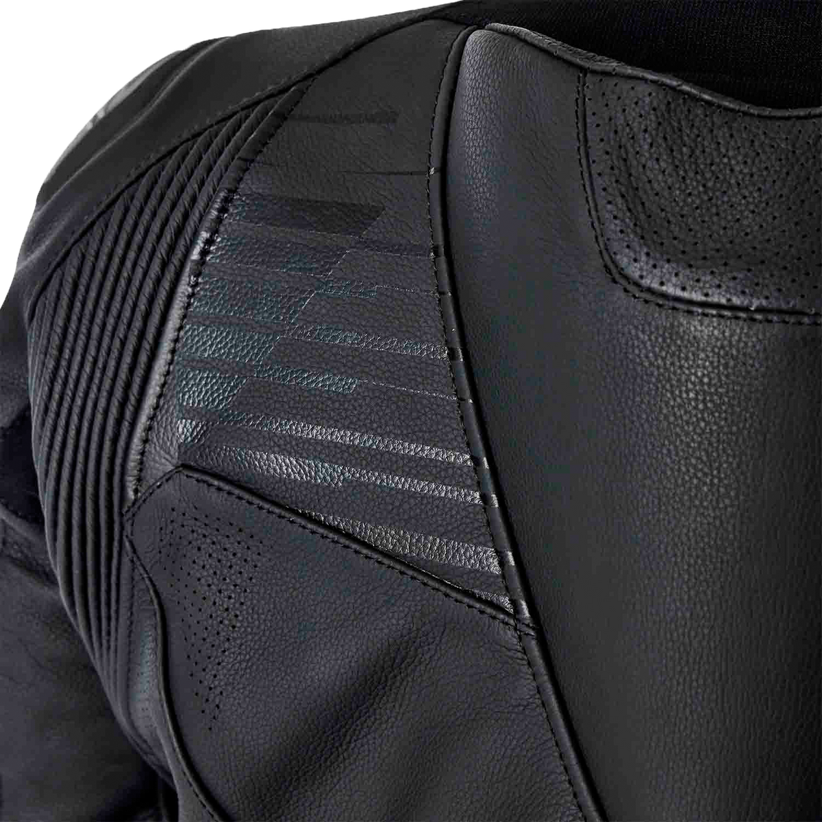 Tractech Evo D3o Jacket Blk/Whi Leather Md