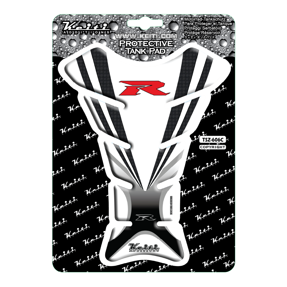 Keiti Additions TSZ-606C Clear Suzuki Tank Pad