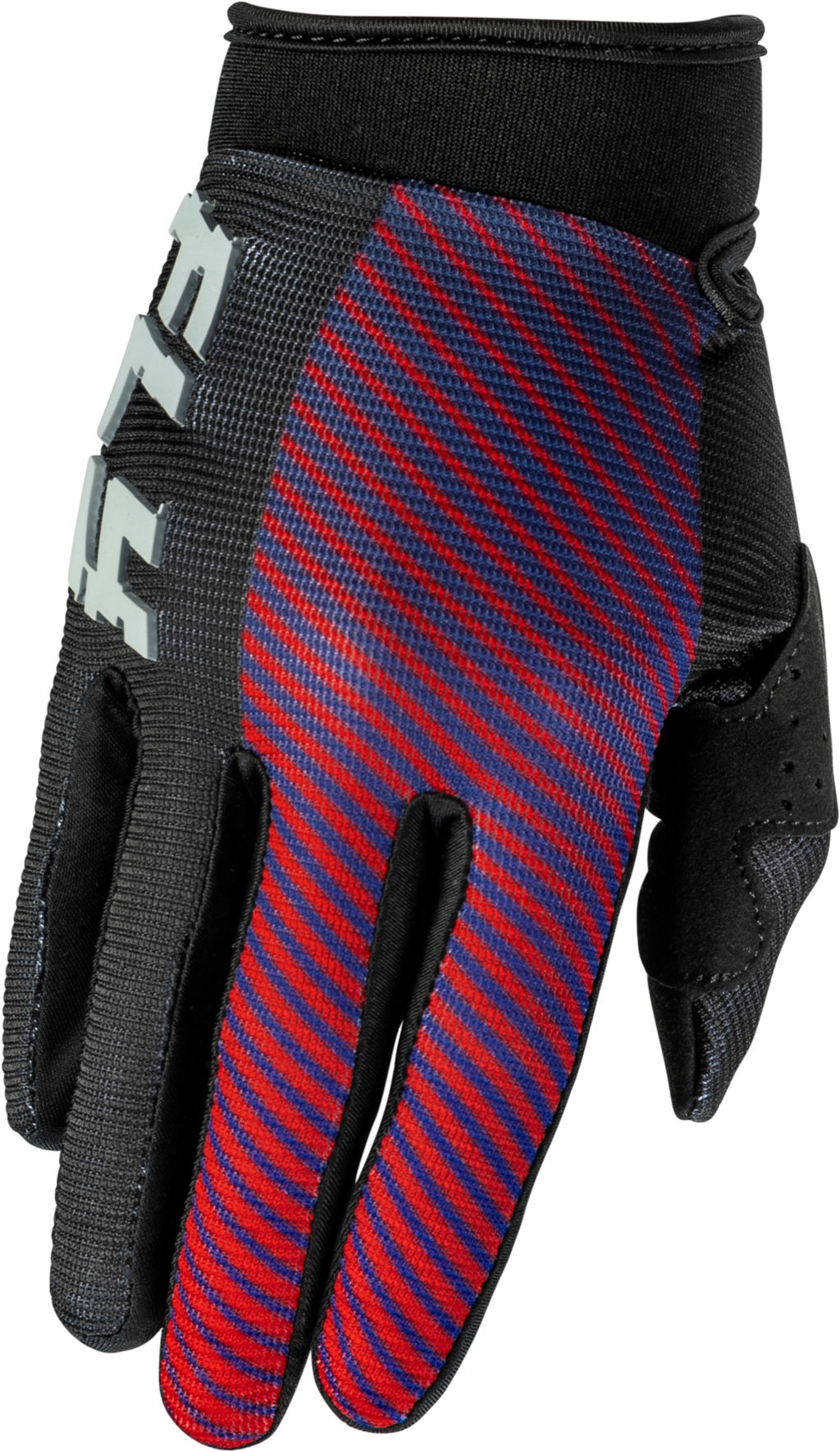 Youth F 16 Gloves Black/Red/Purple Yl