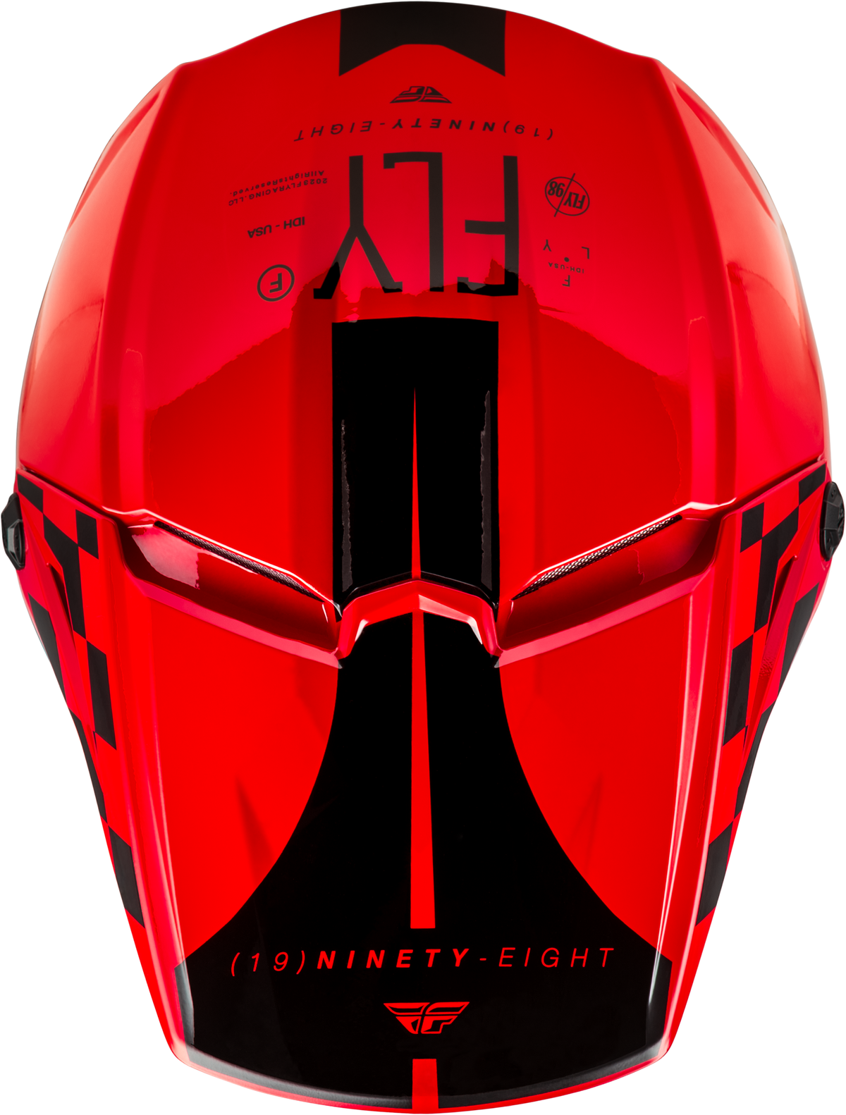 Kinetic Lite Rival Helmet Gloss Red/Black Sm