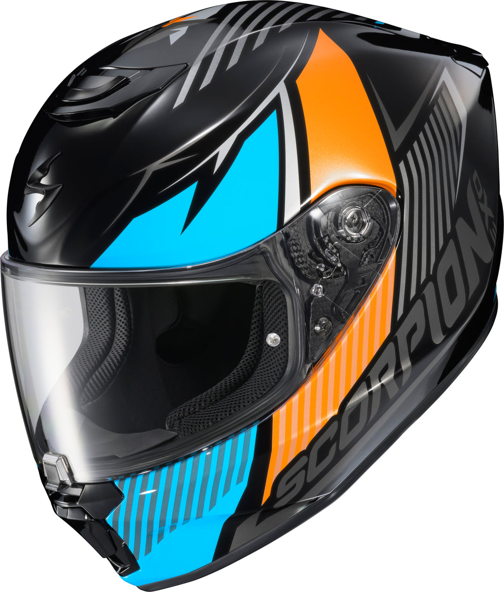 Exo R330 Full Face Helmet Hawker Light Blue Xl