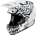 Youth Formula S Carbon Abyss Helmet White/Black Yl