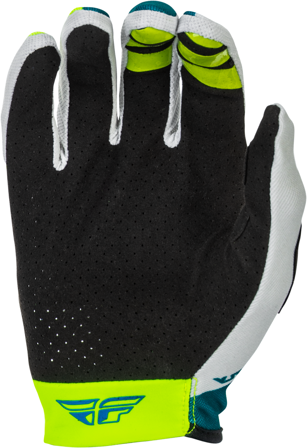 Lite Gloves Grey/Lime/Teal Lg