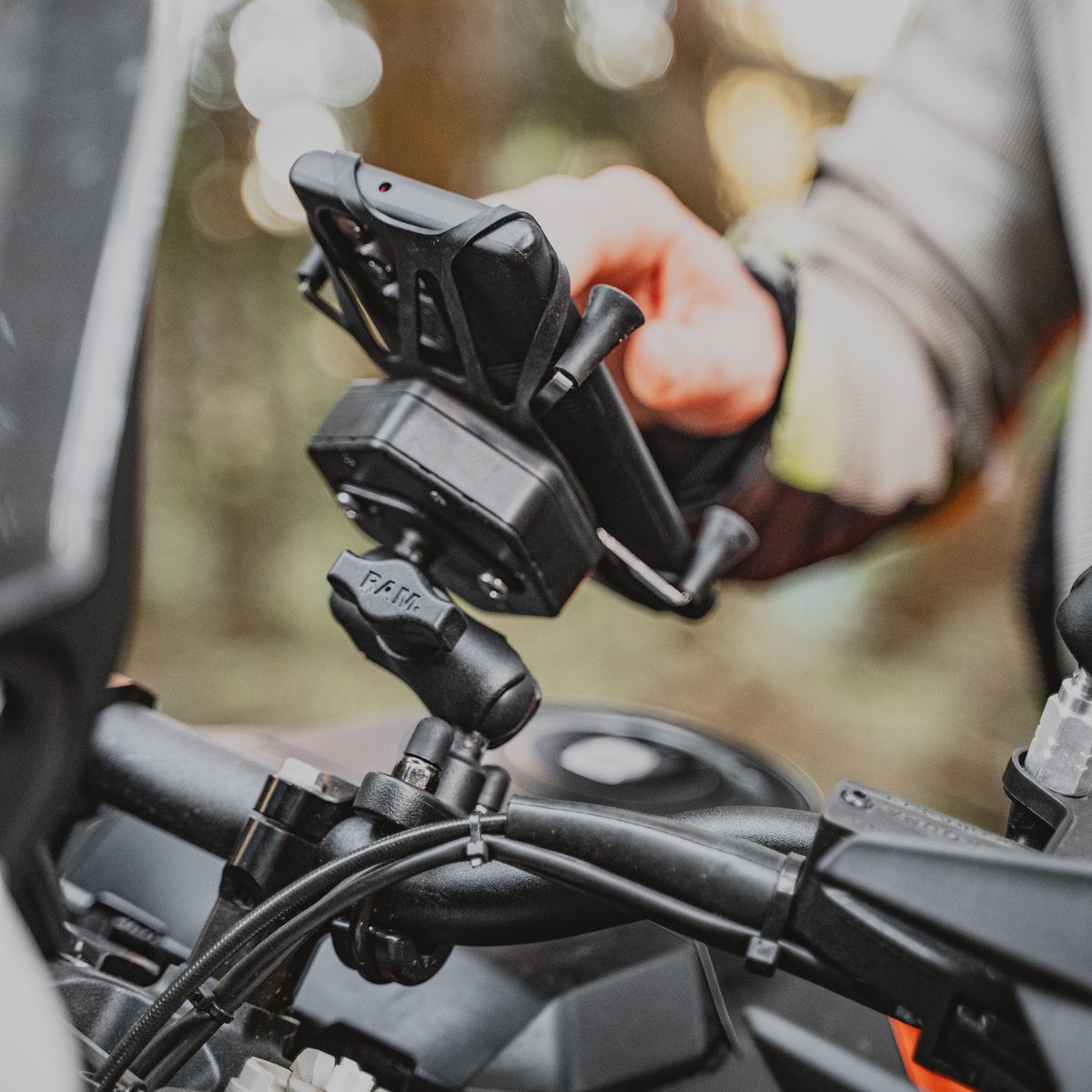 X Grip Vibe Safe Phone Holder Large With Ball Adapter