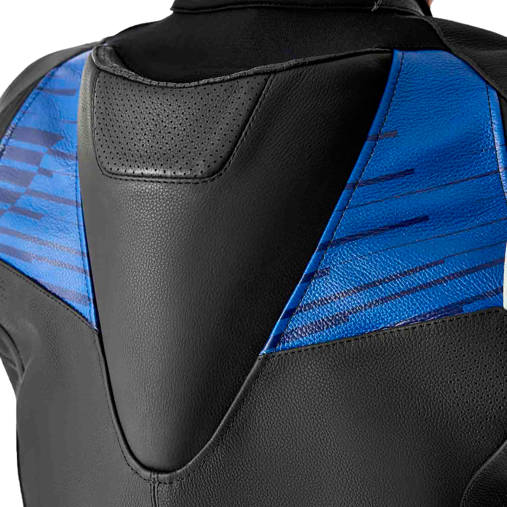 Tractech Evo D3o Jacket Blk/Blue Leather Sm
