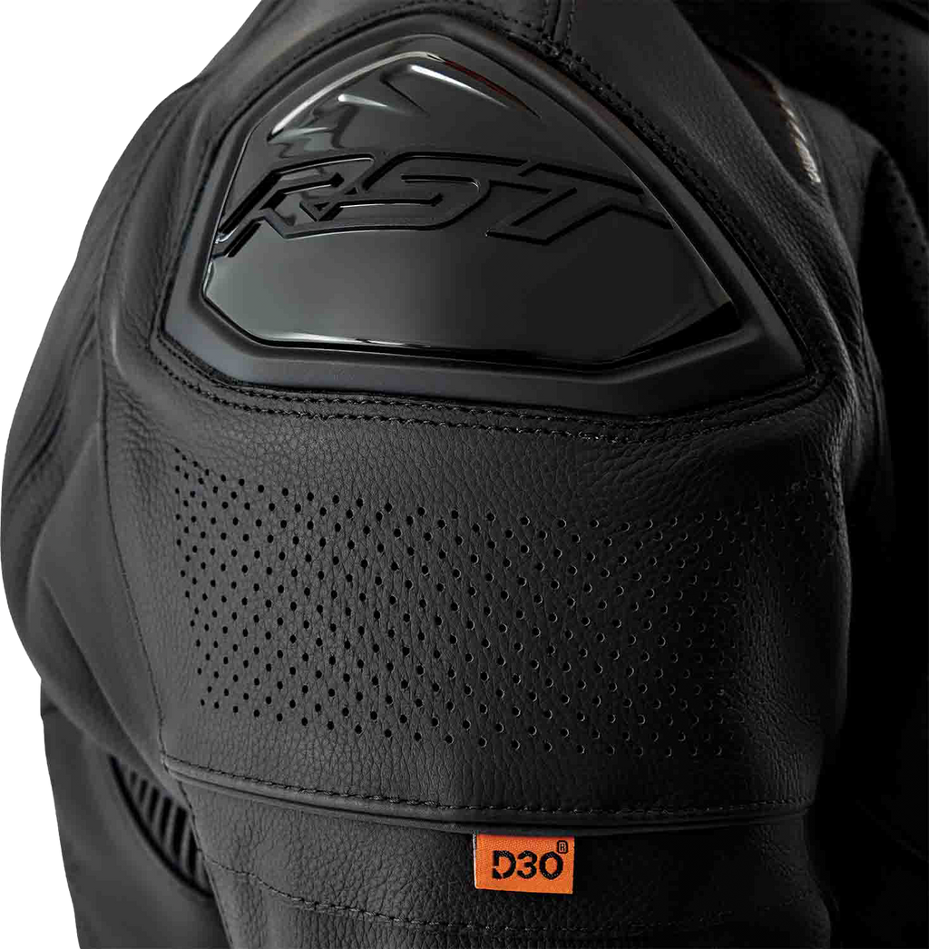 S1 D3o Leather Jacket Black Sm