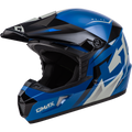 Youth Mx 46y Compound Helmet Blue/Black/Grey Ys