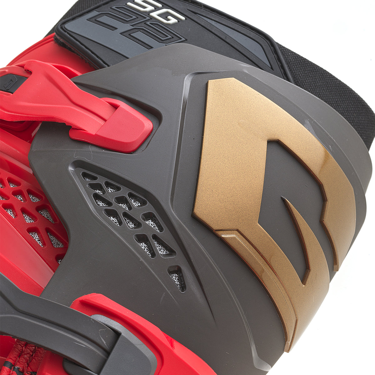 Sg22 Magma Mjk Le Boots Red/Black/Gold Sz 13