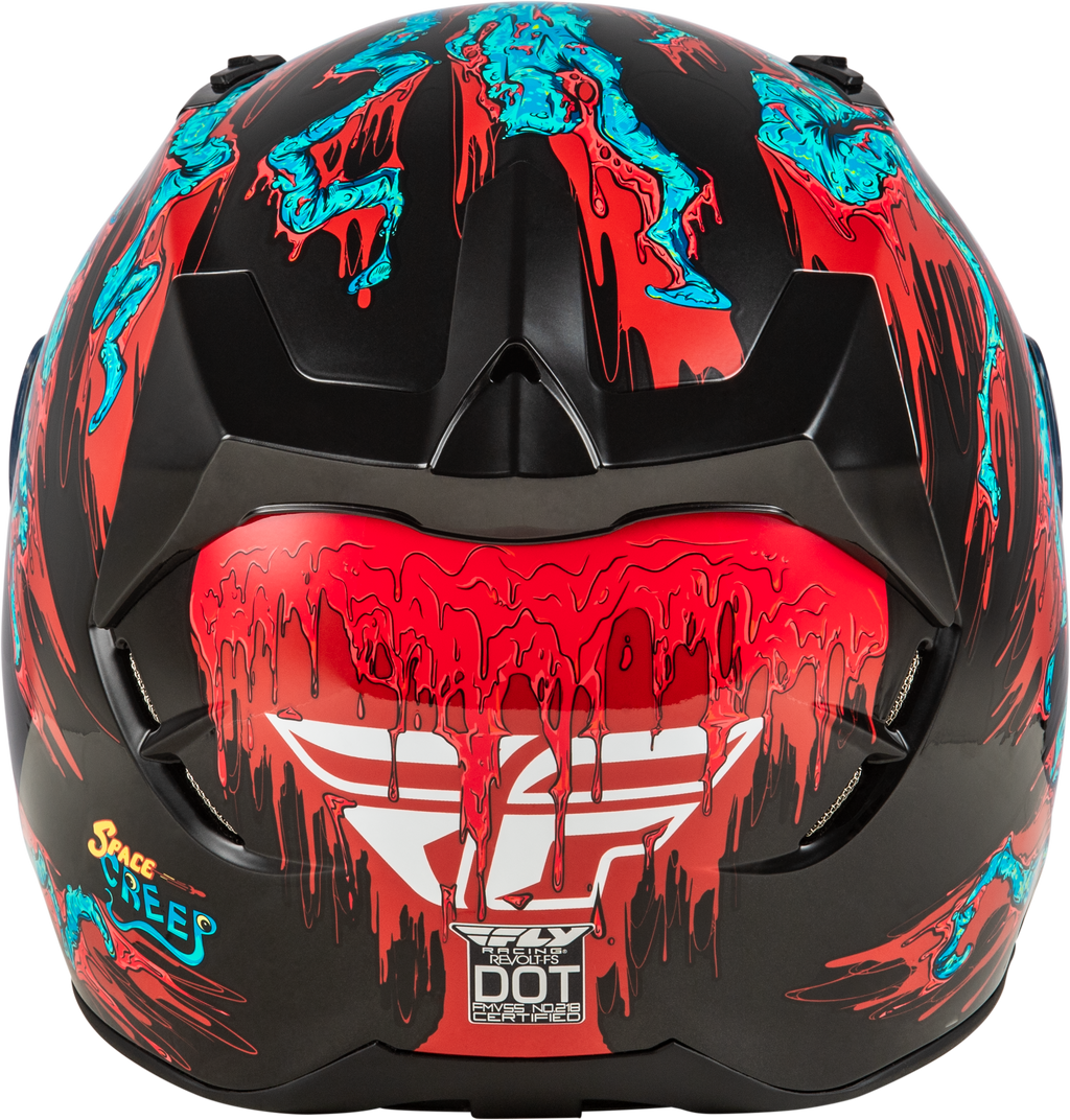Revolt Space Creep Helmet Light Blue/Black/Red Xs