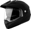 Md 74 Solid Helmets Matte Black 3x