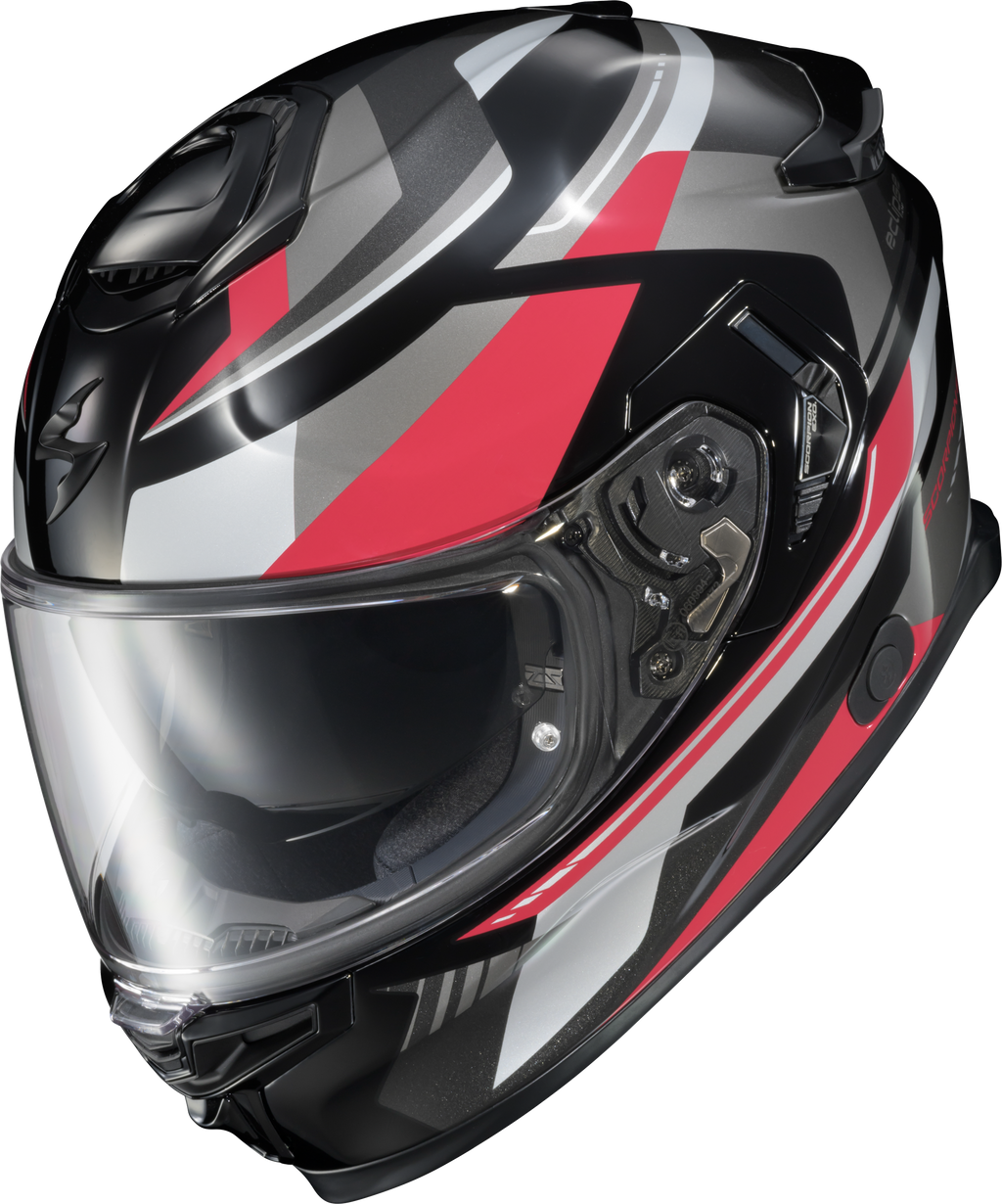 Exo Eclipse Full Face Helmet Lunar Red/White/Black Xl