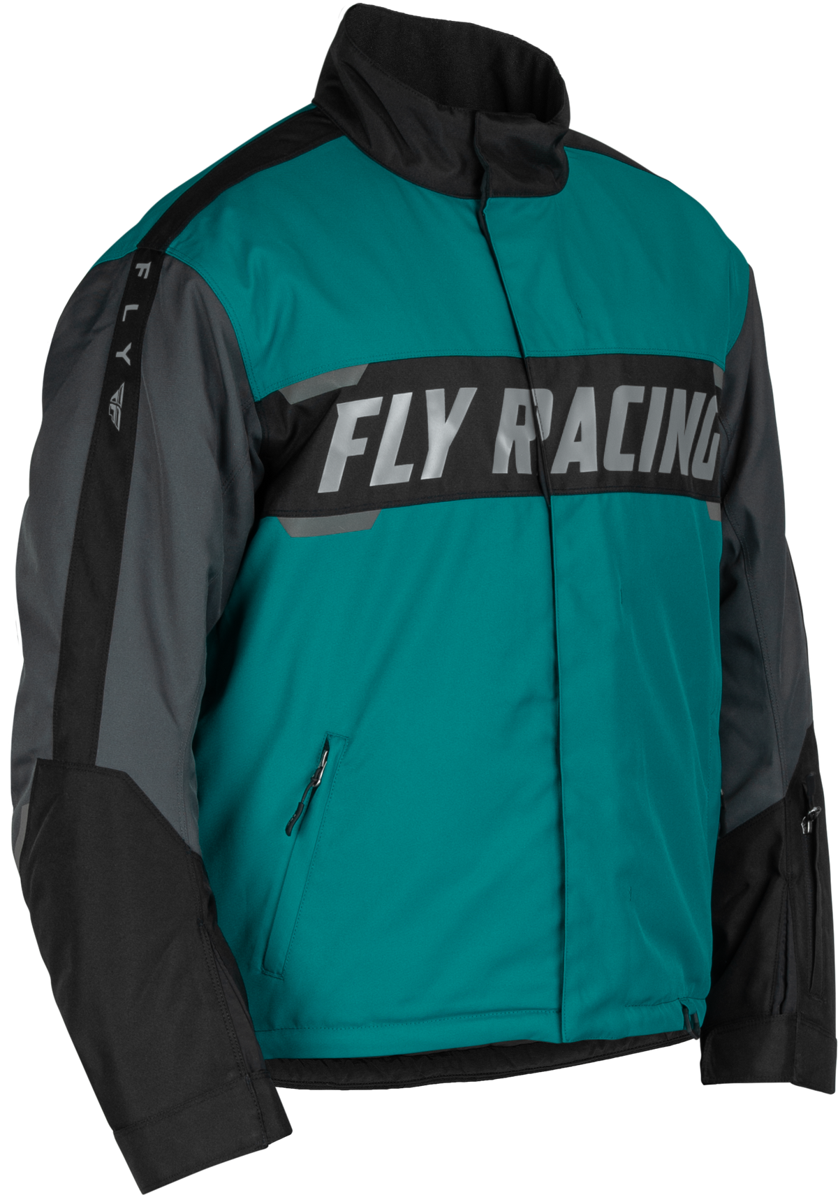 Outpost Jacket Black/Teal/Orange Md