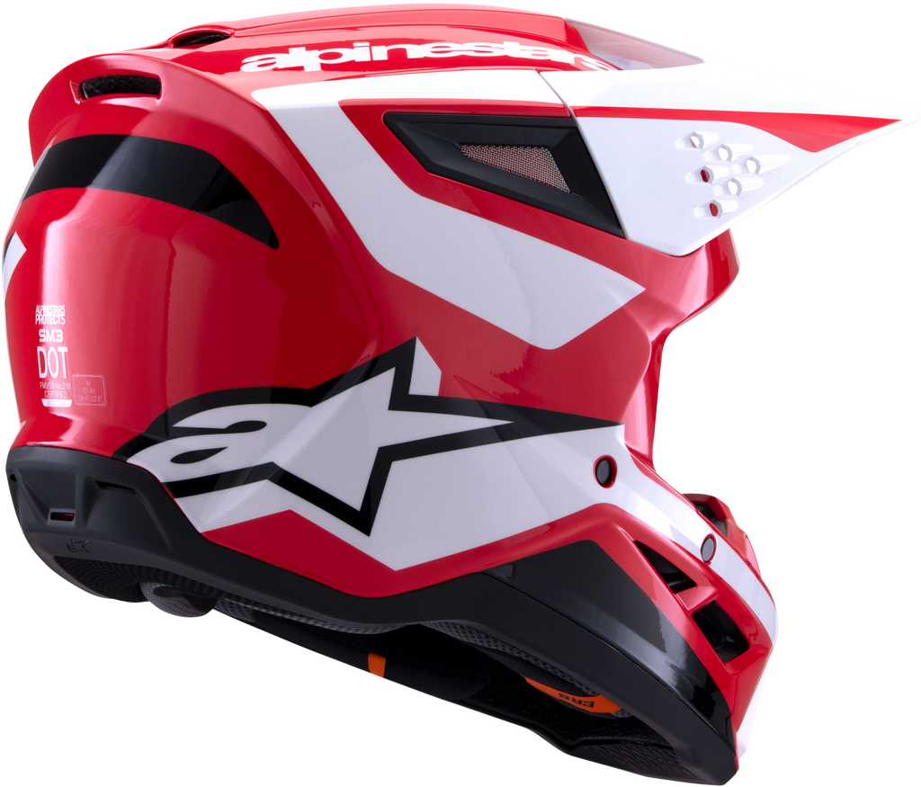 Sm3 Heat Helmet Red/White/Black Glossy Xl